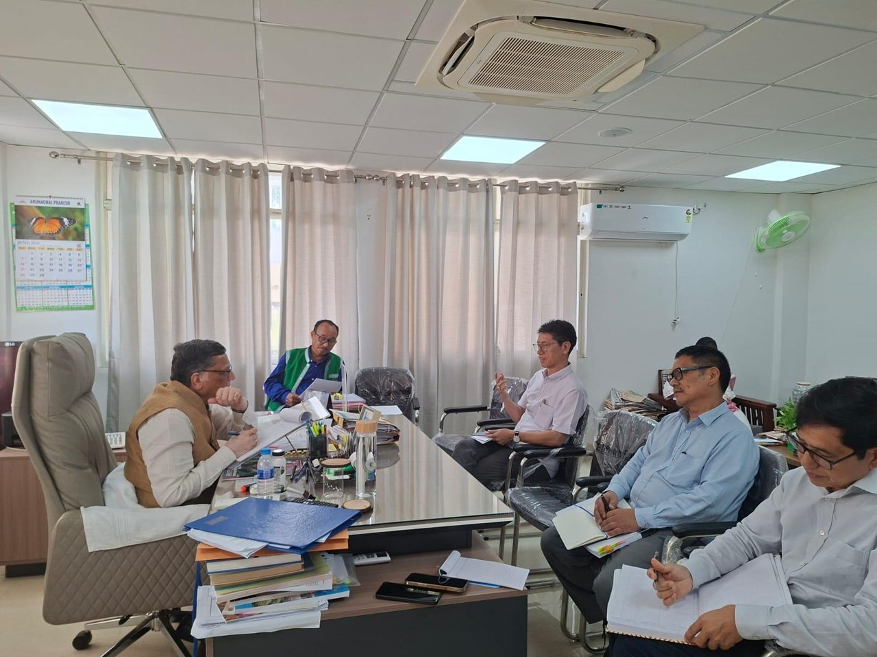 Meeting with Directors of the Health and Family Welfare Department