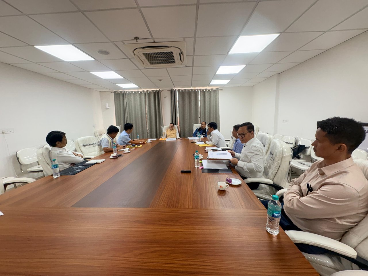 Meeting with officers from the Urban Affairs Department, IMC and Estate Officers