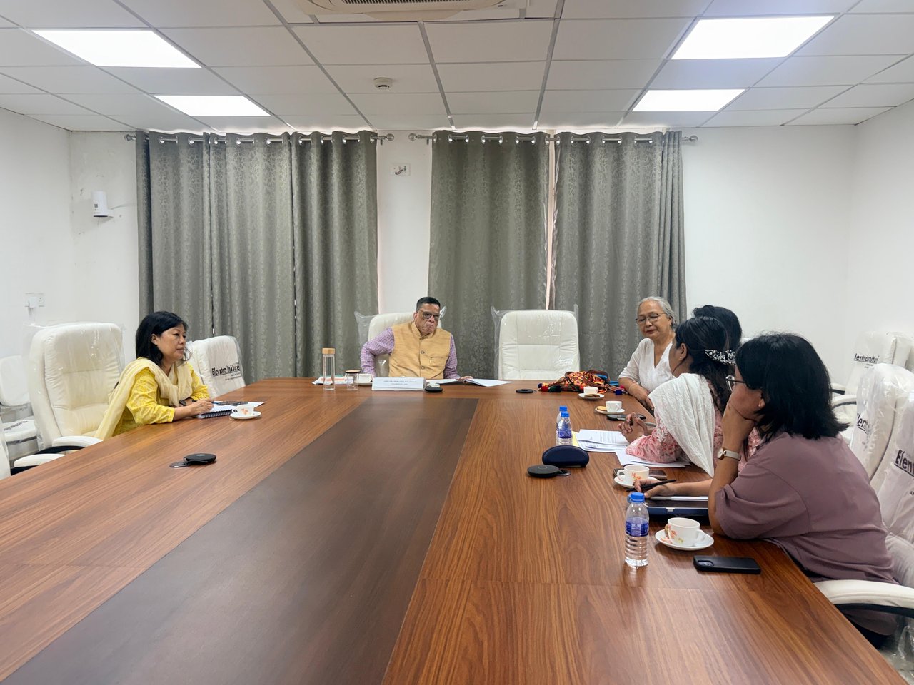 Meeting with members of the Arunachal Pradesh Women Welfare Society